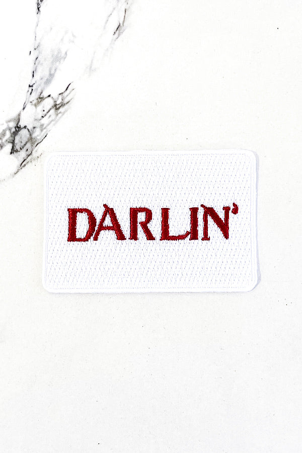 Darlin Embroidered Patch