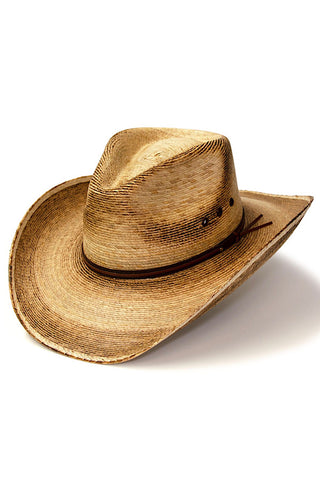Two Tone High Quality Straw Western Hat