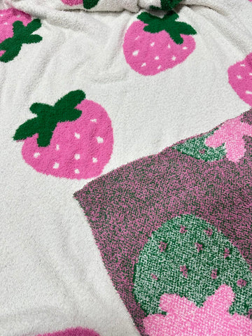 ETA 7/1 - Strawberry Luxury Blanket
