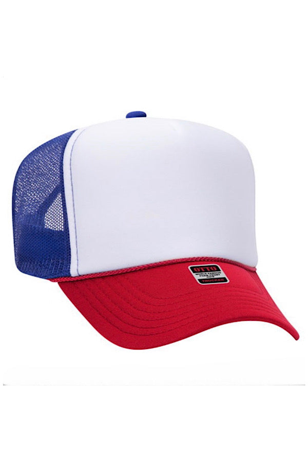 OTTO Red White Blue Trucker Hat