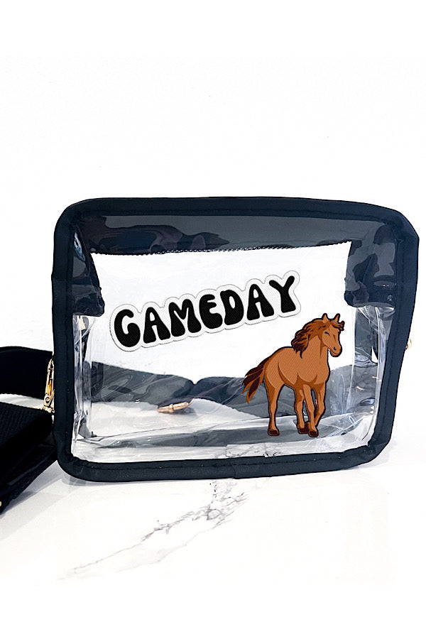 Gameday with Horse Clear Bag