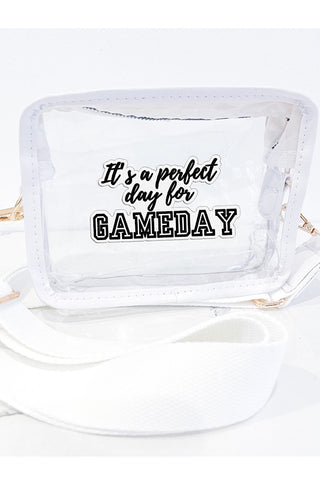 Perfect Day for a Gameday Clear Bag