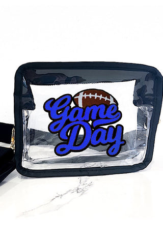 Blue Gameday Clear Bag