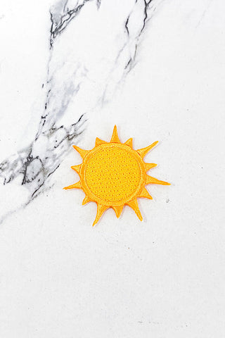 Sun Embroidered Patch