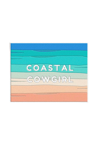 Coastal Cowgirl Embroidered Patch