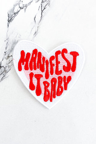 Manifest It Baby Embroidered Patch