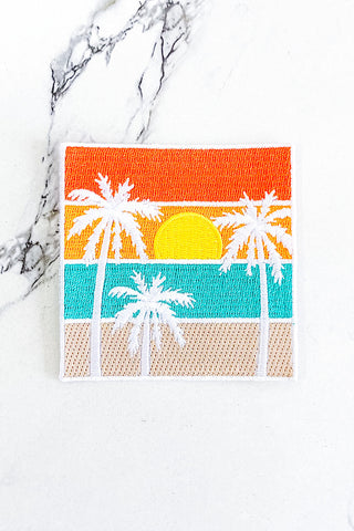Sunset Embroidered Patch
