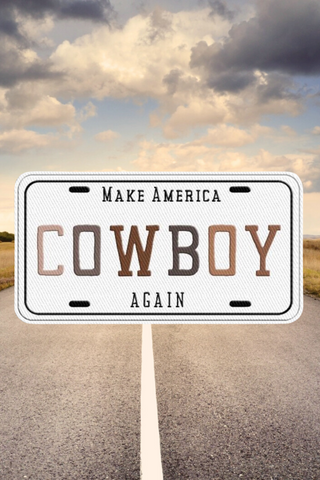 ETA 6/5 - Cowboy Again License Embroidered Patch