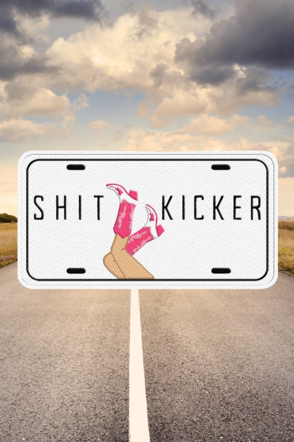 Sh*t Kicker License Embroidered Patch
