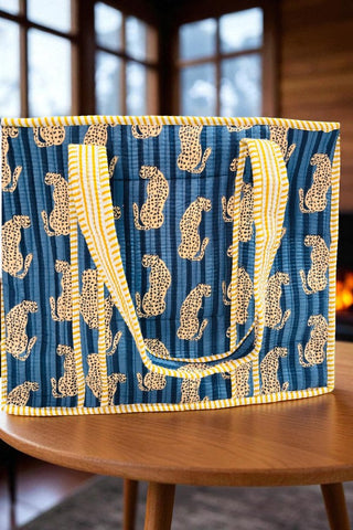 ETA 10/13 - Blanche Cheetah Print Tote Bag