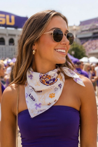 ETA 7/30-8/13 LSU Bandana©