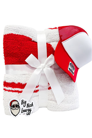 Santa Hat Luxury Blanket Bundle