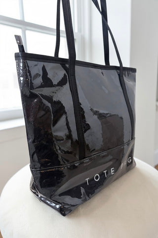 ETA 4/20 - Black Shoulder Strap TOTE BAG