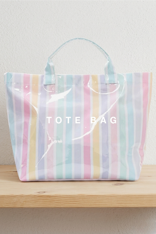 ETA 5/8 - Pastel Striped TOTE BAG