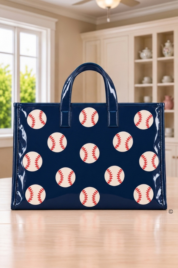 ETA 12/29-1/19 The Ballpark Social Vinyl Tote Bag©