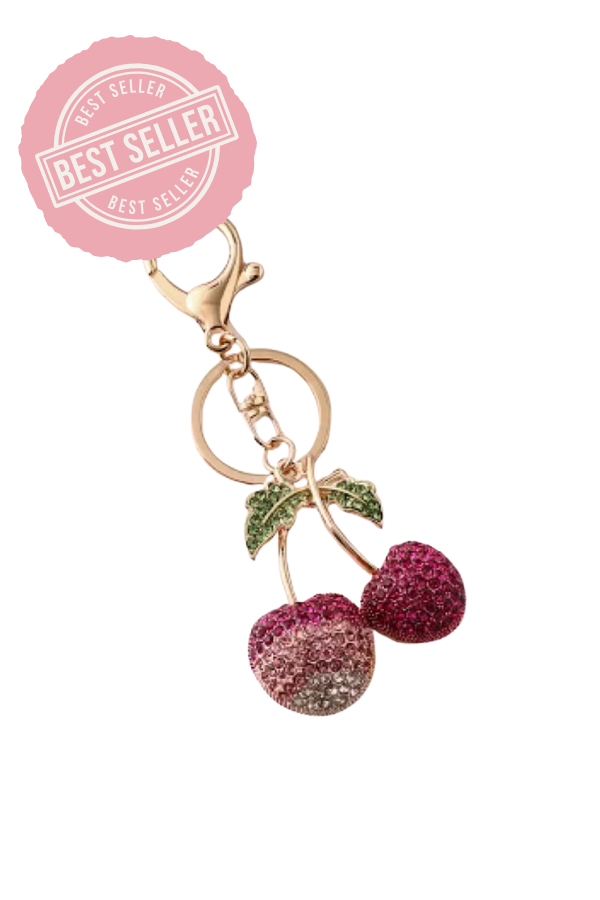 Dipped Cherry Purse Charm