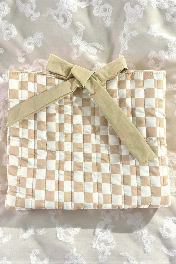 ETA 12/5 - Delilah Tan Check Bible Cover