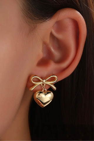 ETA 1/22 - Georgie Gold Heart Earrings