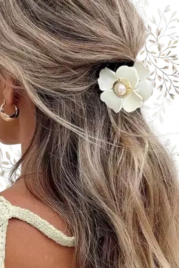 ETA 4/28 - Pearl Flower Hair Clips
