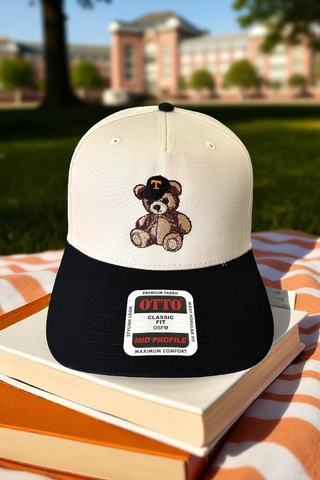 VOLS Teddy Black Embroidered Hat