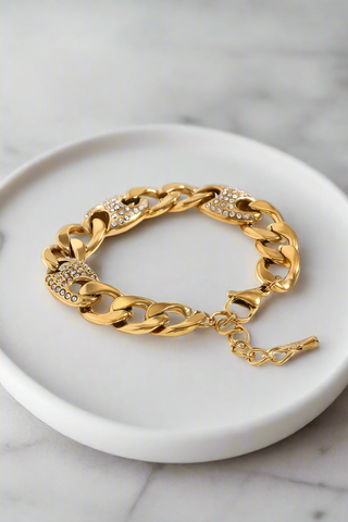 ETA 3/11 - Arlo Gold Chunky Chain Bracelet