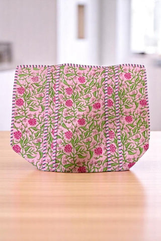 ETA 5/30 - Claire Pink Floral Patterned Tote Bag