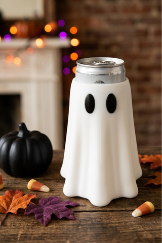 ETA 8/24-9/7 White Ghost Slim Can Cooler