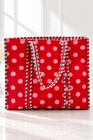 ETA 10/19-11/9 Seeing Spots Polka Dot Tote Bag