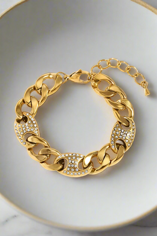 ETA 3/11 - Arlo Gold Chunky Chain Bracelet