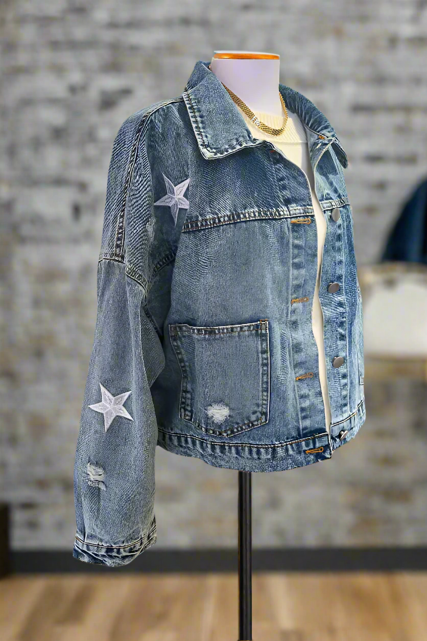 Stella Medium Wash Denim Jacket