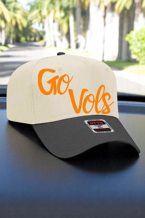 ETA 5/26 - Go Vols Natural/Black Embroidered Hat