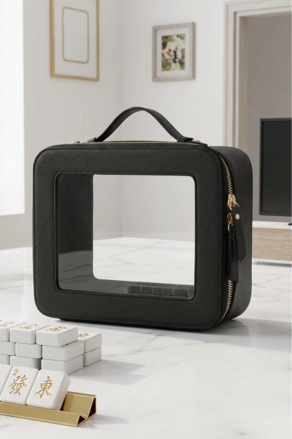 Posie Black Clear Travel Bag