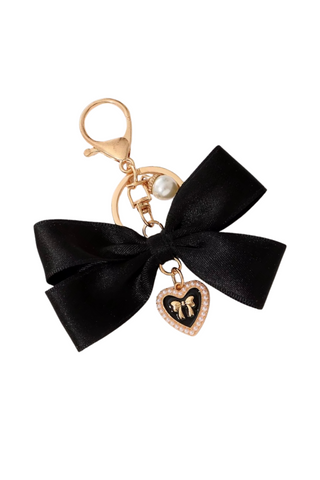 ETA 1/17 - Black Bow with Charm Purse Charm