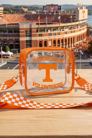 ETA 6/24 - Tennessee Volunteers Orange Clear Crossbody Bag