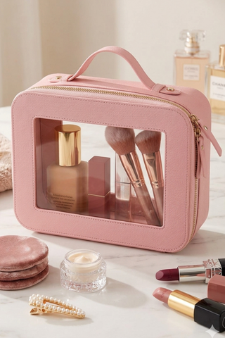 ETA 6/3 - Posie Pink Clear Travel Bag