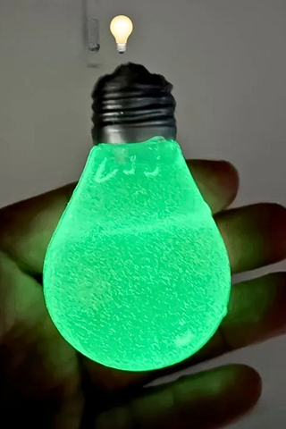 ETA 7/22 - Glow in the Dark Light Bulb Squishy Toy