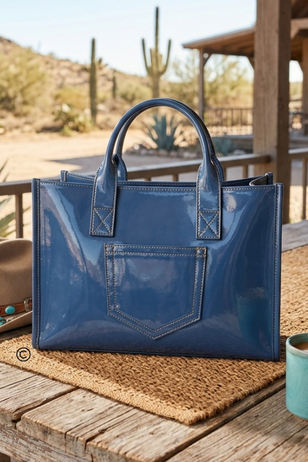 ETA 10/29-11/12 The Denim Darlin' Vinyl Tote Bag©