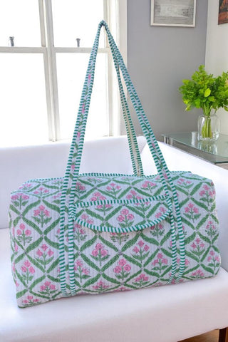 ETA 7/21 - Whitley Green Floral Duffle Bag