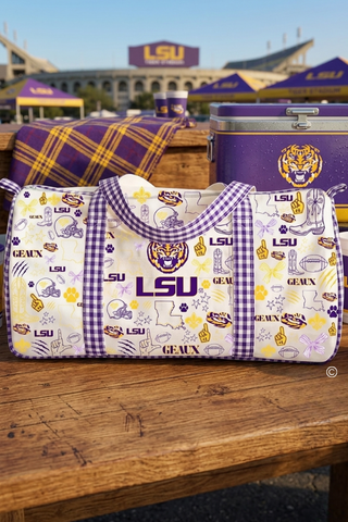 ETA 7/1 - LSU Duffel Bag©