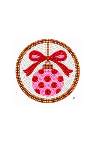 ETA 10/19-11/9 Bow on Top Beaded Coaster