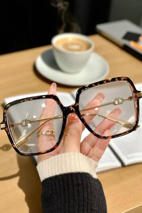 ETA 10/31 - Natalie Tortoise Shell Square Blue Light Glasses