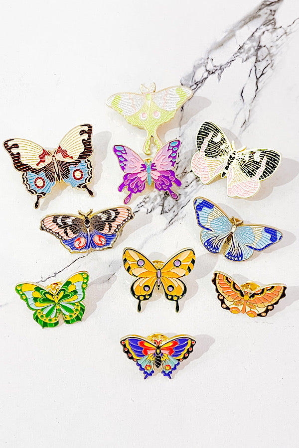 Assorted Butterfly Pins