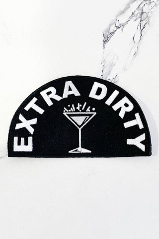 Extra Dirty Martini Embroidered Patch