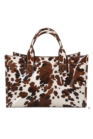 ETA 10/29-11/12 The Cowhide Cutie Vinyl Tote Bag©