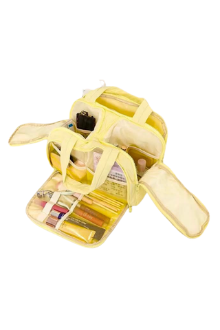 ETA 6/26 - Evelyn Yellow Gingham Cosmetic Case