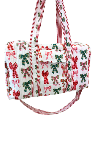 ETA 9/30-10/14 Merry Ribbons & Bows Duffel Bag