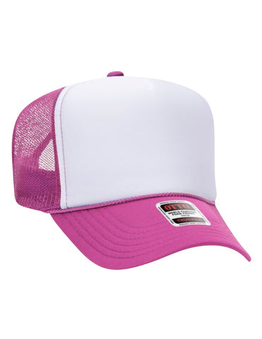OTTO Hot Pink White Trucker Hat