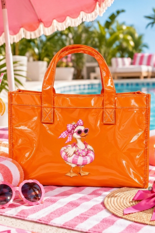 ETA 1/8-1/29 The Miss Puddles Vinyl Tote Bag©