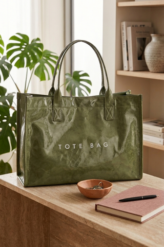 ETA 8/7 - Green Large Capacity TOTE BAG