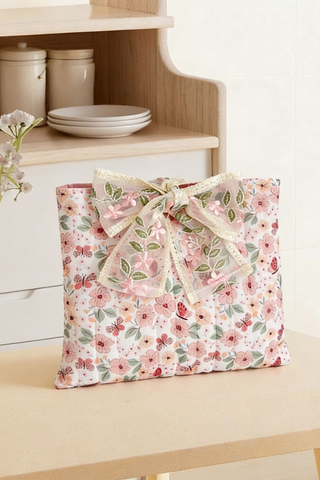 Grace Butterfly Print Tie Bible Cover
